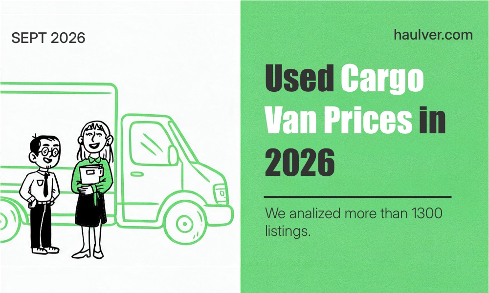 Used cargo van prices analysis